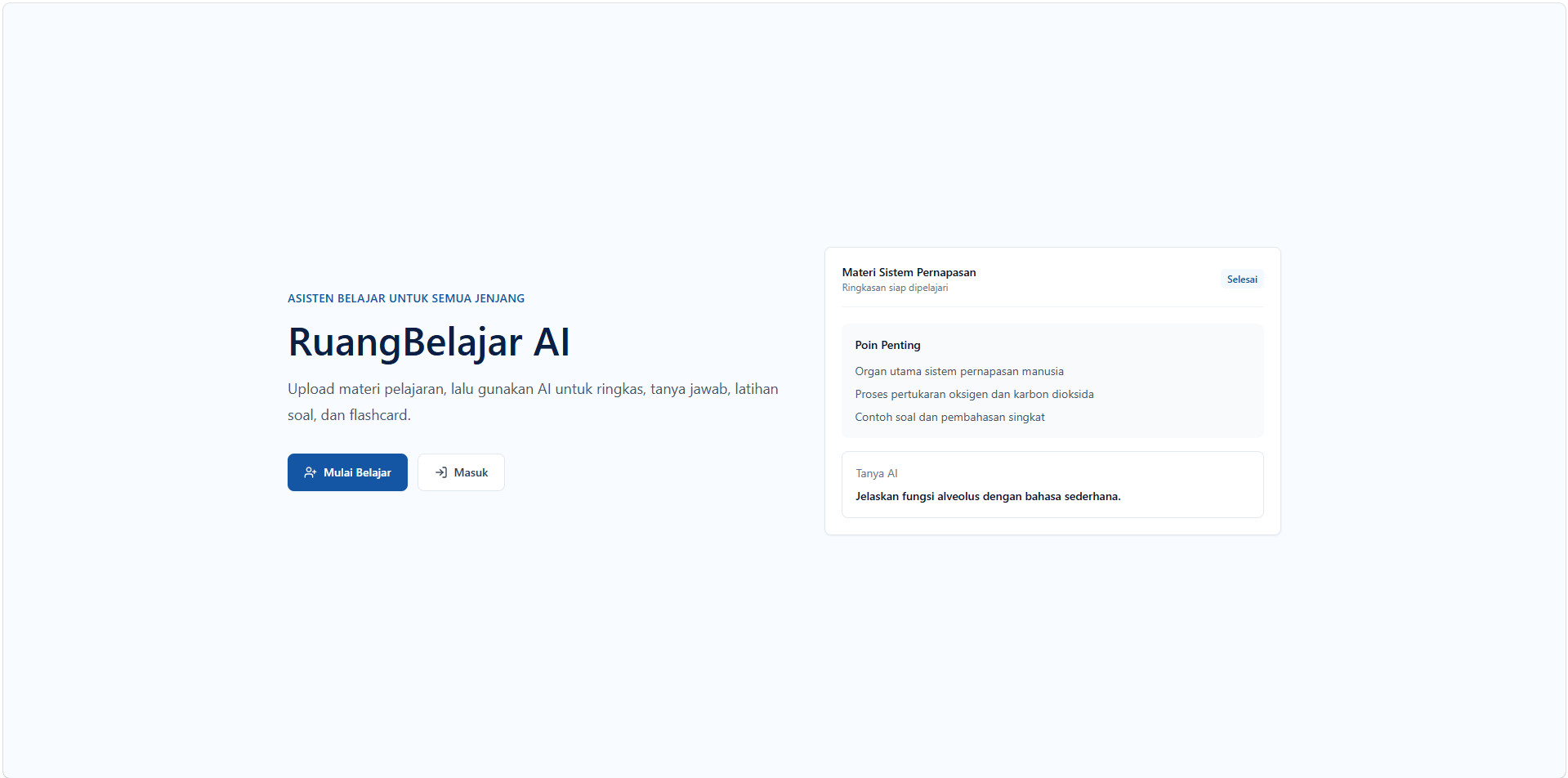 Ruang Belajar AI